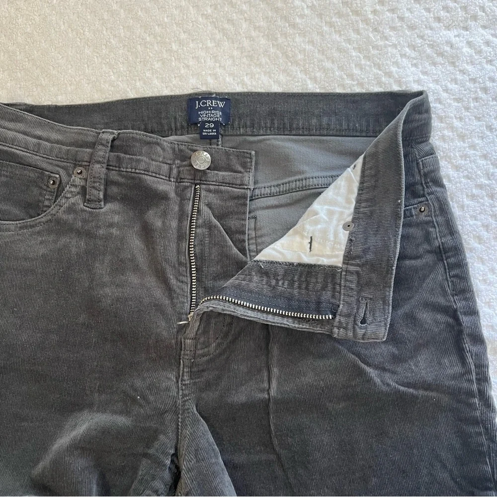 ! J.Crew High Rise Vintage Straight Pants